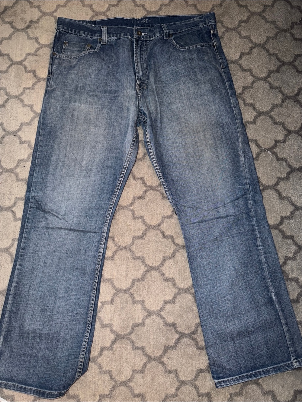 Flypaper Men's Bootcut Jeans in Washed Blue